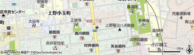 めがねのイシバシ上野銀座店周辺の地図