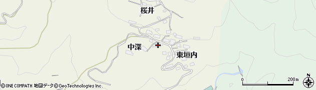 京都府相楽郡笠置町切山中深21周辺の地図