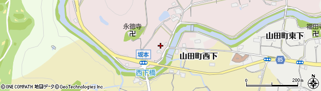 兵庫県神戸市北区山田町坂本（原）周辺の地図