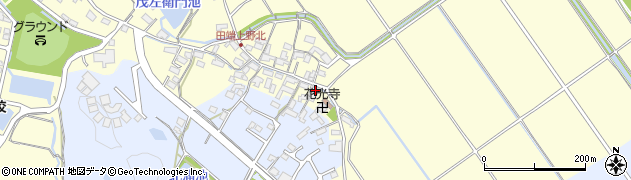 三重県津市安濃町田端上野550周辺の地図