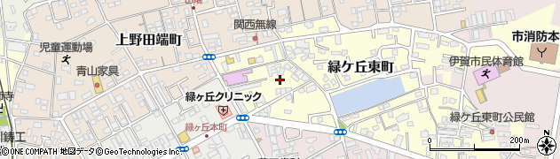三重県伊賀市緑ケ丘東町779周辺の地図