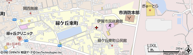 三重県伊賀市緑ケ丘東町996周辺の地図
