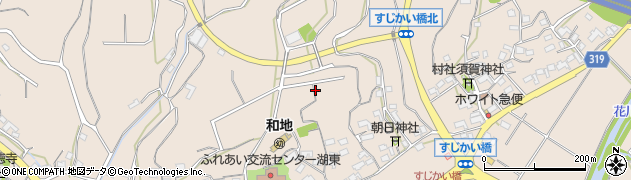 静岡県浜松市中央区和地町周辺の地図
