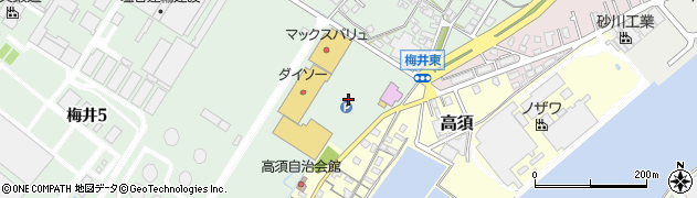 ＤＣＭ高砂店駐車場周辺の地図