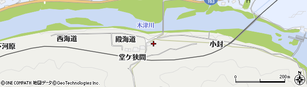 京都府相楽郡笠置町飛鳥路小封周辺の地図