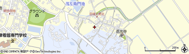 三重県津市安濃町田端上野571周辺の地図