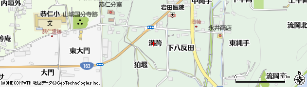 京都府木津川市加茂町岡崎（溝跨）周辺の地図