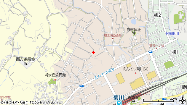 〒439-0006 静岡県菊川市堀之内の地図