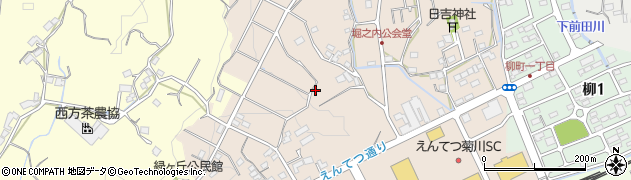 静岡県菊川市堀之内周辺の地図