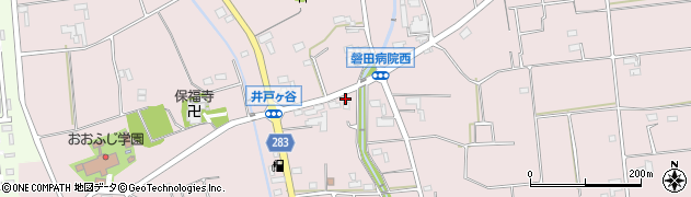 静岡県磐田市大久保401周辺の地図