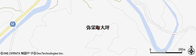 島根県浜田市弥栄町大坪周辺の地図