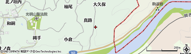 京都府木津川市加茂町銭司（大久保）周辺の地図