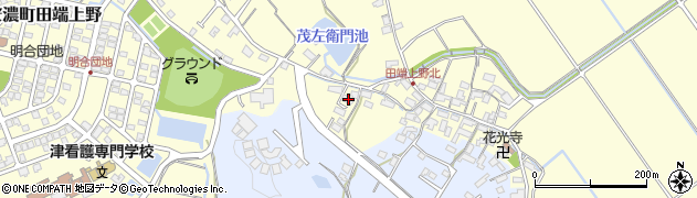 三重県津市安濃町田端上野590周辺の地図