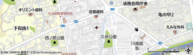 静岡県掛川市久保周辺の地図