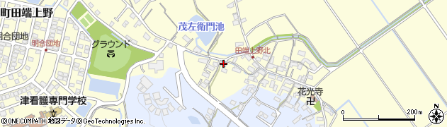 三重県津市安濃町田端上野576周辺の地図