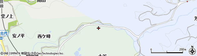 京都府木津川市山城町椿井（大谷）周辺の地図
