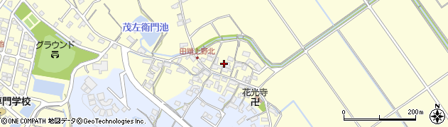 三重県津市安濃町田端上野535周辺の地図