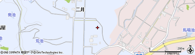岡山県赤磐市二井周辺の地図