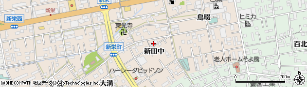 愛知県豊橋市新栄町新田中48周辺の地図