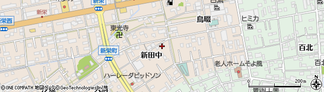 愛知県豊橋市新栄町新田中52周辺の地図