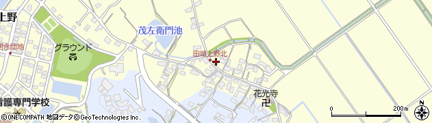 三重県津市安濃町田端上野528周辺の地図