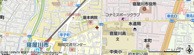 ヒノデ薬局寝屋川店周辺の地図