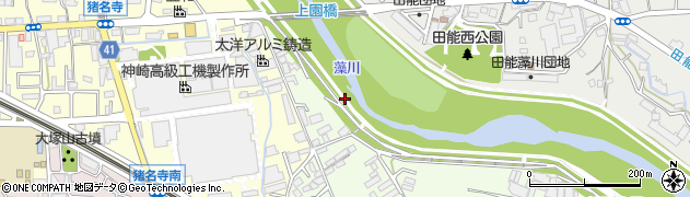 兵庫県尼崎市上食満周辺の地図