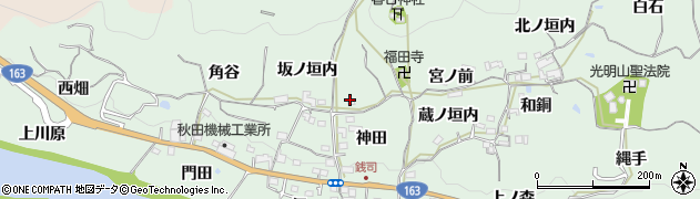 京都府木津川市加茂町銭司（金谷）周辺の地図