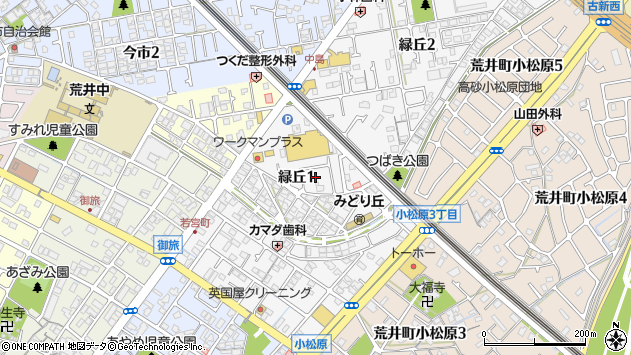 〒676-0019 兵庫県高砂市緑丘の地図