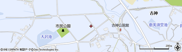 兵庫県神戸市西区神出町（古神）周辺の地図