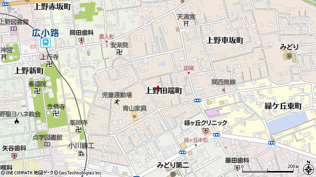 〒518-0839 三重県伊賀市上野田端町の地図
