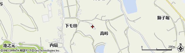 愛知県美浜町（知多郡）野間（高峠）周辺の地図