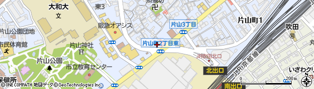 吹田合同司法書士事務所周辺の地図