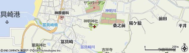 愛知県美浜町（知多郡）野間（神明）周辺の地図