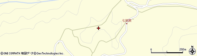岡山県高梁市川上町七地707周辺の地図
