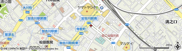 加古川停車場線周辺の地図