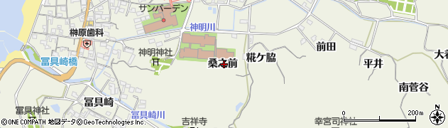 愛知県美浜町（知多郡）野間（桑之前）周辺の地図