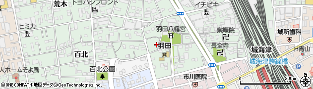 愛知県豊橋市花田町百北78周辺の地図