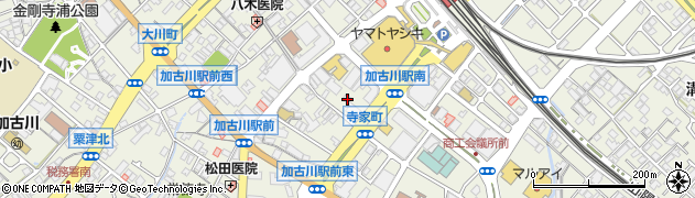 兵庫県加古川市加古川町篠原町7周辺の地図