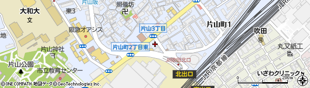 Ｒｅｌａｘ吹田片山店周辺の地図