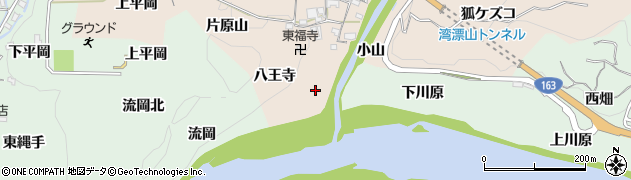 京都府木津川市加茂町井平尾（岸ノ下）周辺の地図