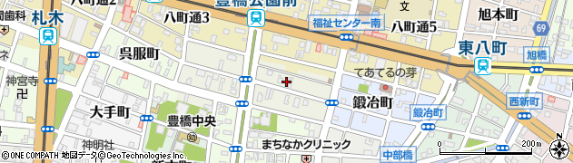 cafe fusion周辺の地図