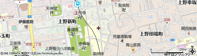 三重県伊賀市上野農人町445周辺の地図