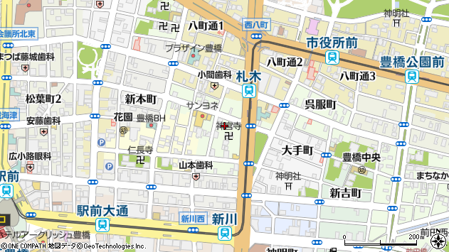 〒440-0894 愛知県豊橋市魚町の地図