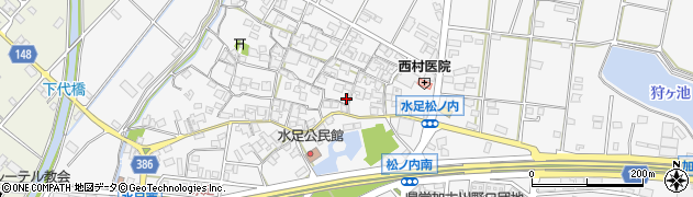 兵庫県加古川市野口町水足1220周辺の地図