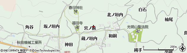 京都府木津川市加茂町銭司周辺の地図