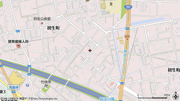 〒433-8112 静岡県浜松市中央区初生町の地図