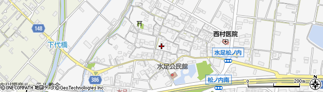 兵庫県加古川市野口町水足1236周辺の地図