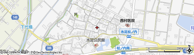 兵庫県加古川市野口町水足1232周辺の地図