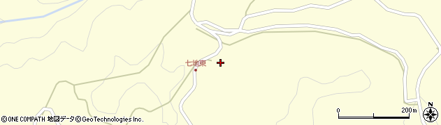 岡山県高梁市川上町七地622周辺の地図
